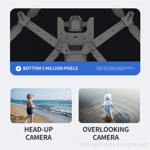 CSJ X4 Foldable Profissional Drone with HD 4K Camera WiFi FPV Wide Angle Optical Flow RC Quadcopter Christmas present Toys